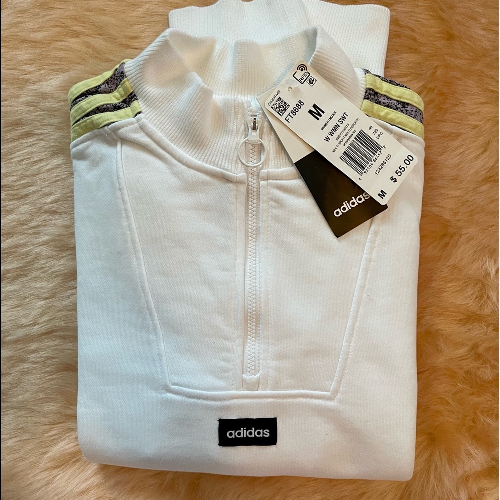 ✅ NEW “Adidas” Multi Sport Sweatshirts.
Striped Sleeve Logo Pullover